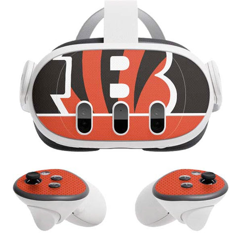 NFL Cincinnati Bengals Zone Block Meta Quest 3 Skin