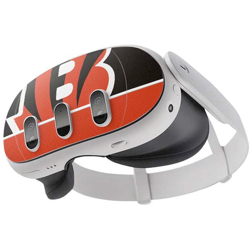 NFL Cincinnati Bengals Zone Block Meta Quest 3 Skin