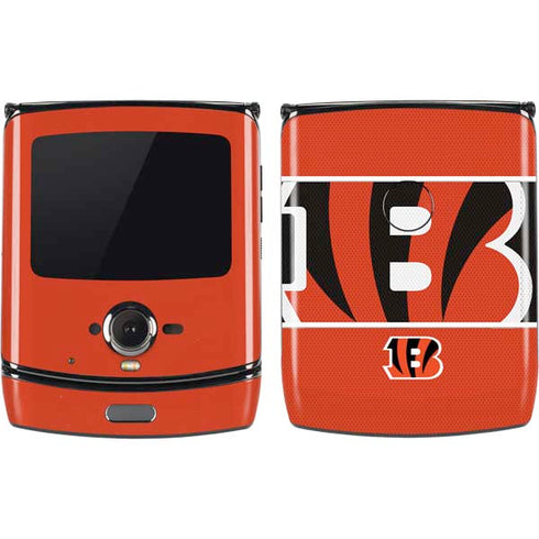 NFL Cincinnati Bengals Zone Block Motorola RAZR Skin