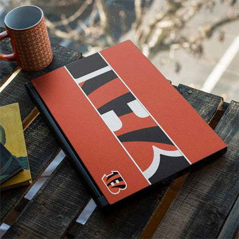 NFL Cincinnati Bengals Zone Block MSI GS65 Stealth Laptop Skin