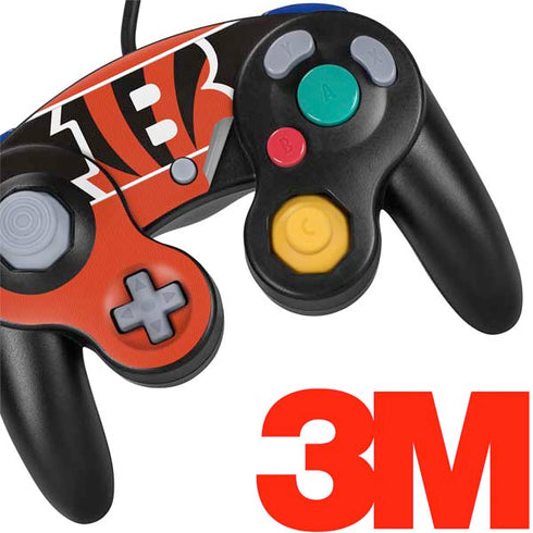 NFL Cincinnati Bengals Zone Block Nintendo GameCube Controller Skin