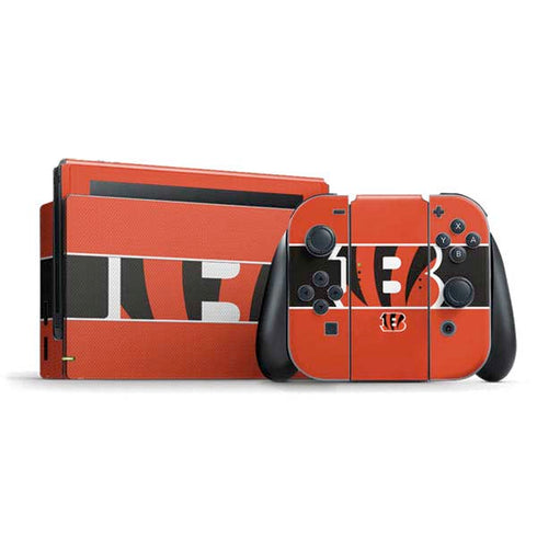 NFL Cincinnati Bengals Zone Block Nintendo Switch Bundle Skin