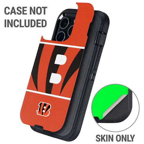 NFL Cincinnati Bengals Zone Block Otterbox Defender iPhone Skin