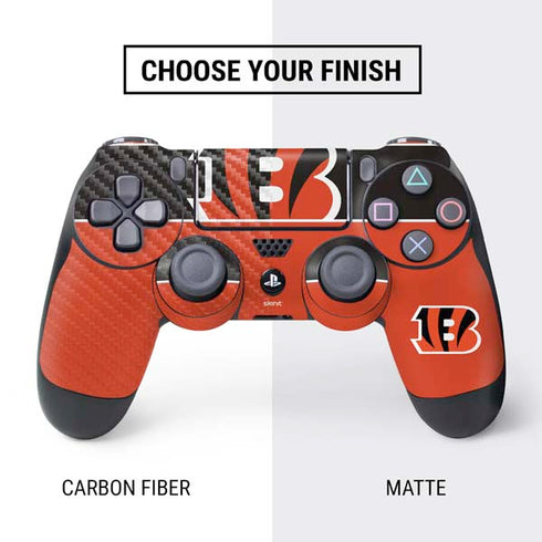 NFL Cincinnati Bengals Zone Block PS4 Controller Skin