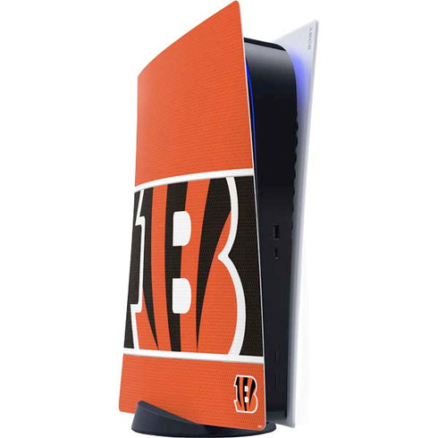 NFL Cincinnati Bengals Zone Block PS5 Digital Edition Console Skin