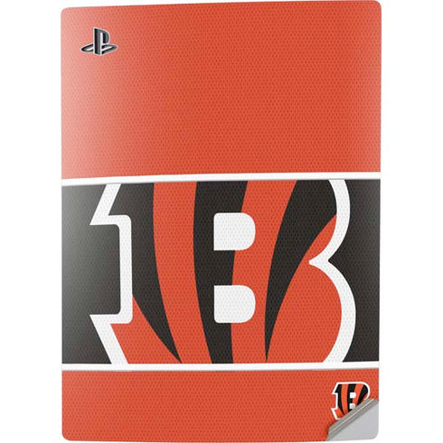 NFL Cincinnati Bengals Zone Block PS5 Digital Edition Console Skin