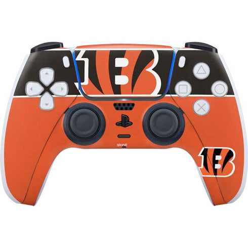 NFL Cincinnati Bengals Zone Block PS5 Controller Skin