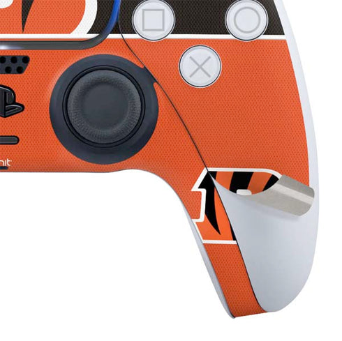 NFL Cincinnati Bengals Zone Block PS5 Controller Skin