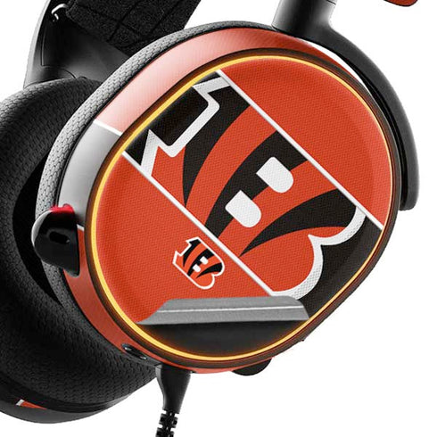 NFL Cincinnati Bengals Zone Block SteelSeries Arctis 3 Skin