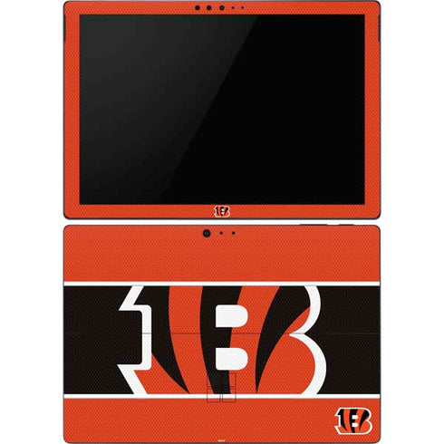 NFL Cincinnati Bengals Zone Block Surface Pro 6 Skin