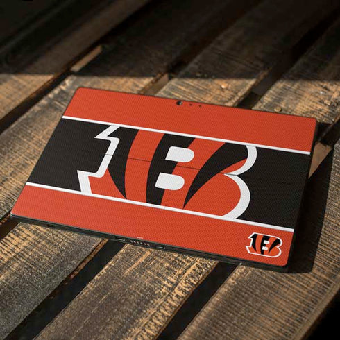 NFL Cincinnati Bengals Zone Block Surface Pro 6 Skin