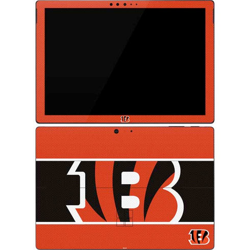 NFL Cincinnati Bengals Zone Block Surface Pro 7 Skin