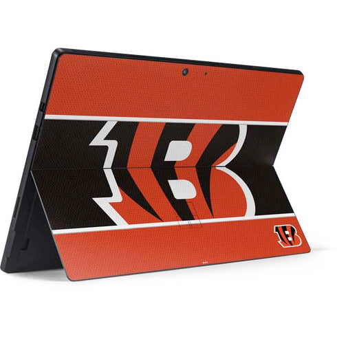 NFL Cincinnati Bengals Zone Block Surface Pro 7 Skin