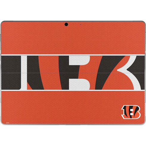 NFL Cincinnati Bengals Zone Block Surface Pro 9 Skin