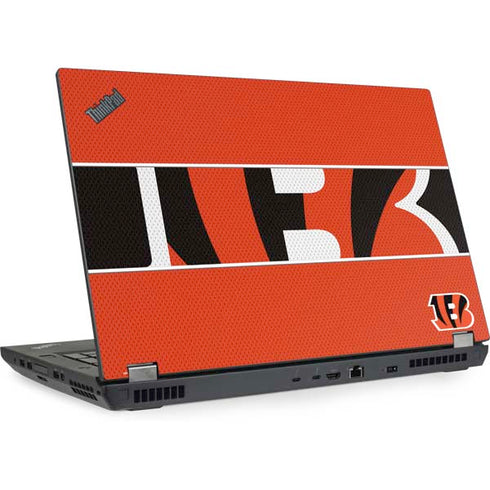 NFL Cincinnati Bengals Zone Block Lenovo ThinkPad Skin