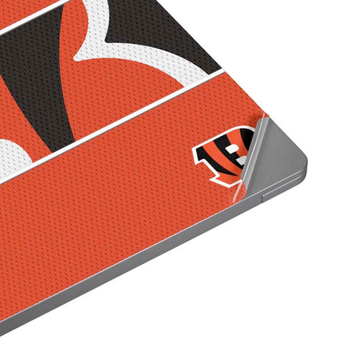 NFL Cincinnati Bengals Zone Block Universal Laptop 15in (12.2 x 8.8in) Skin