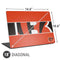 NFL Cincinnati Bengals Zone Block Universal Laptop 18in (14.6 x 10.6in) Skin