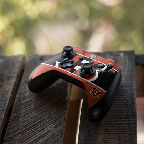 NFL Cincinnati Bengals Zone Block Xbox One X Controller Skin