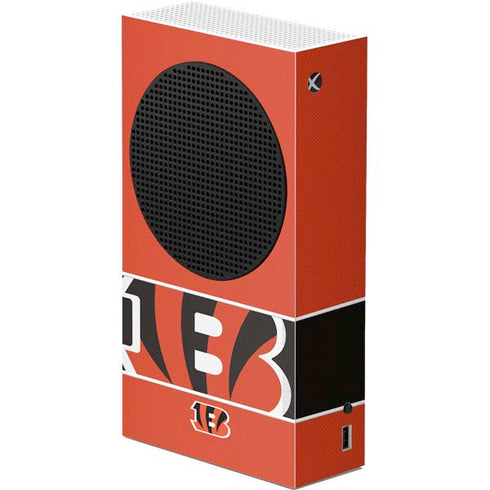 NFL Cincinnati Bengals Zone Block Xbox Series S Console Skin