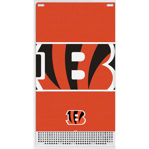 NFL Cincinnati Bengals Zone Block Xbox Series S Console Skin
