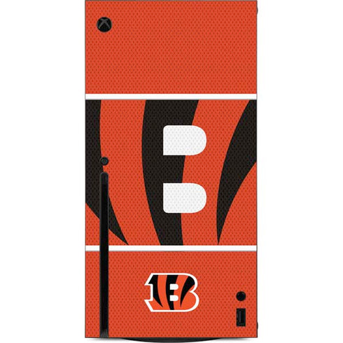 NFL Cincinnati Bengals Zone Block Xbox Series X Console Skin