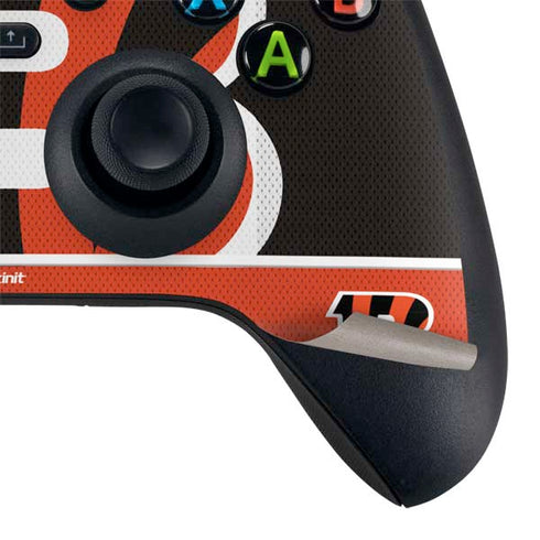 NFL Cincinnati Bengals Zone Block Xbox Series X Controller Skin