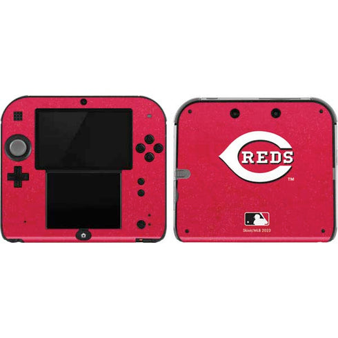 MLB Cincinnati Reds - Solid Distressed Nintendo 2DS Skin
