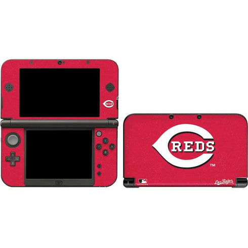 MLB Cincinnati Reds - Solid Distressed 3DS XL 2015 Skin
