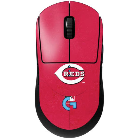 MLB Cincinnati Reds - Solid Distressed G Pro Wireless Gaming Mouse Skin