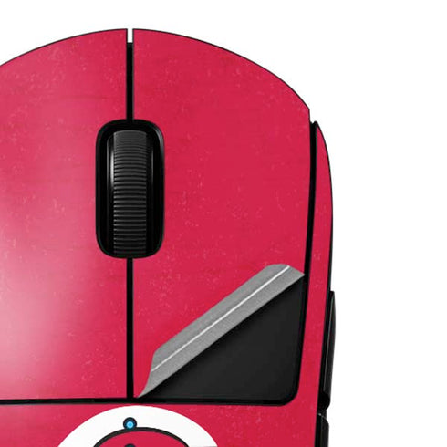 MLB Cincinnati Reds - Solid Distressed G Pro Wireless Gaming Mouse Skin