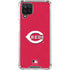 MLB Cincinnati Reds - Solid Distressed Galaxy A12 Clear Case