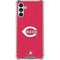 MLB Cincinnati Reds - Solid Distressed Galaxy A13 5G Clear Case