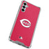 MLB Cincinnati Reds - Solid Distressed Galaxy A14 5G Clear Case