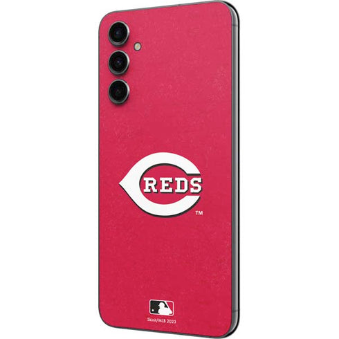 MLB Cincinnati Reds - Solid Distressed Galaxy A14 5G Skin