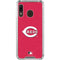 MLB Cincinnati Reds - Solid Distressed Galaxy A30 Clear Case