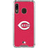 MLB Cincinnati Reds - Solid Distressed Galaxy A30 Clear Case