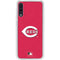 MLB Cincinnati Reds - Solid Distressed Galaxy A50 Clear Case