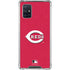 MLB Cincinnati Reds - Solid Distressed Galaxy A71 5G Clear Case