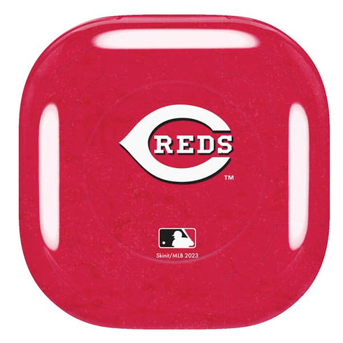 MLB Cincinnati Reds - Solid Distressed Galaxy Buds Pro Skin