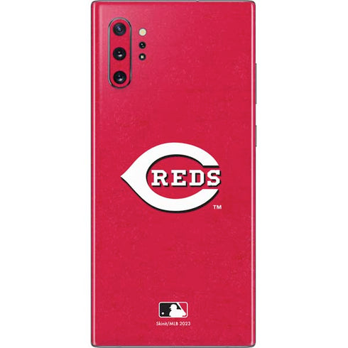 MLB Cincinnati Reds - Solid Distressed Galaxy Note 10 Plus Skin