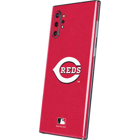 MLB Cincinnati Reds - Solid Distressed Galaxy Note 10 Plus Skin