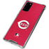 MLB Cincinnati Reds - Solid Distressed Galaxy Note20 5G Clear Case