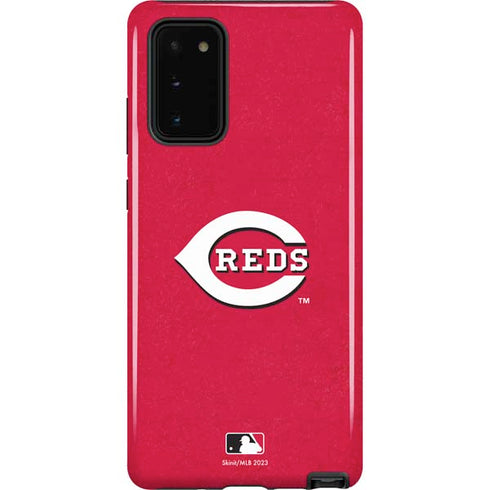 MLB Cincinnati Reds - Solid Distressed Galaxy Note20 5G Pro Case