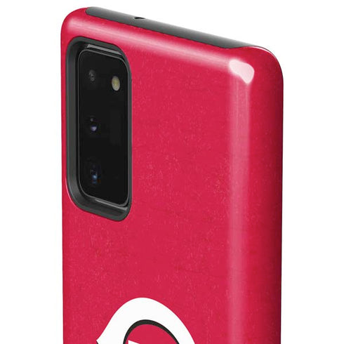 MLB Cincinnati Reds - Solid Distressed Galaxy Note20 5G Pro Case