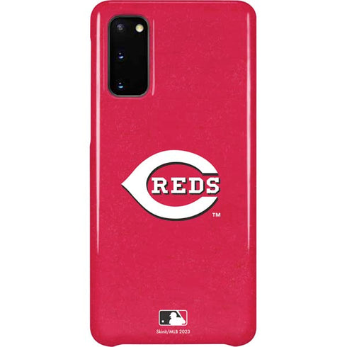 MLB Cincinnati Reds - Solid Distressed Galaxy S20 Lite Case