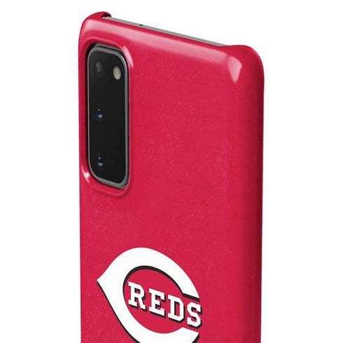 MLB Cincinnati Reds - Solid Distressed Galaxy S20 Lite Case