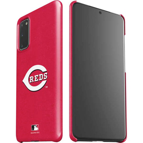 MLB Cincinnati Reds - Solid Distressed Galaxy S20 Lite Case