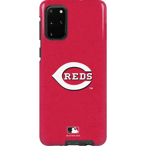 MLB Cincinnati Reds - Solid Distressed Galaxy S20 Plus Pro Case