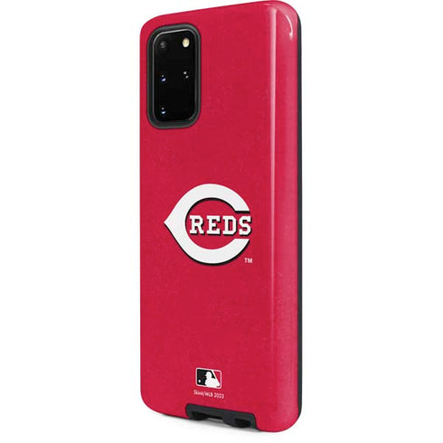 MLB Cincinnati Reds - Solid Distressed Galaxy S20 Plus Pro Case
