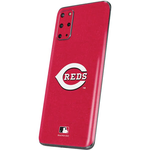 MLB Cincinnati Reds - Solid Distressed Galaxy S20 Plus Skin